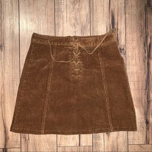 Corduroy skirt